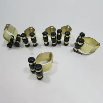 

Metal Billiard Cue Clamps Holder Adjustable Iron Gold Racks Indoor Games