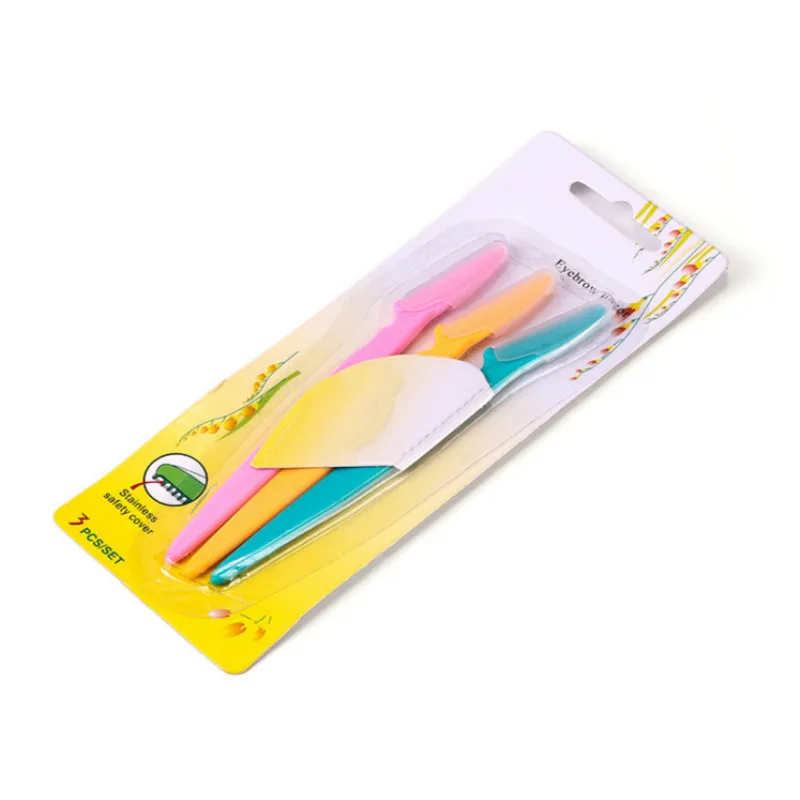 Eyebrow Razor 3Pcs/Set Facial Hair Remover Eyebrow Trimmer,Sharp Mini Makeup Knife Shaper Shaver For Women
