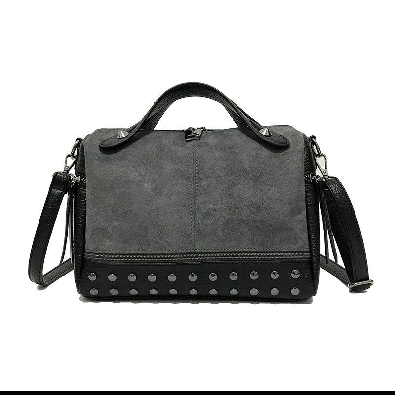 Женские Вечерние Сумки из искусственной кожи на молнии, женские сумки, сумка-шоппер, черная модная сумка Bolsos - Цвет: Gray