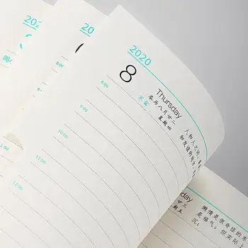 

A5 PU Notebooks 2021 Planner Diary Journals DIY Kawaii School Weekly Supplies Book Monthly Stationery Schedule Gift Writing P6Q0