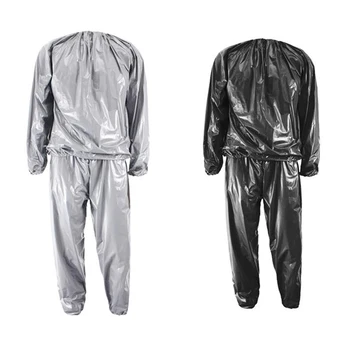 

Heavy Duty Fitness Weight Loss Sweat Sauna Suit Exercise Gym Anti-Rip