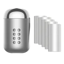 Автомобильный воздушный выход металлический мини освежитель воздуха компактный портативный долговечный твердый парфюм YAN88