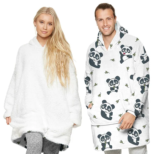 2020 New Winter Blanket Hoodie Wearable Oversized