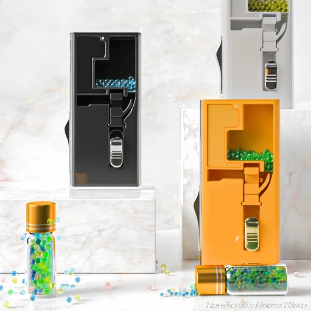 100 db Keverje Össze A Gyümölcs Ízű Mentol Kapszula Menta Gyöngyök Cigarettaszűrő Kefe Golyó Dohányzáshoz A07 21 - Image 2