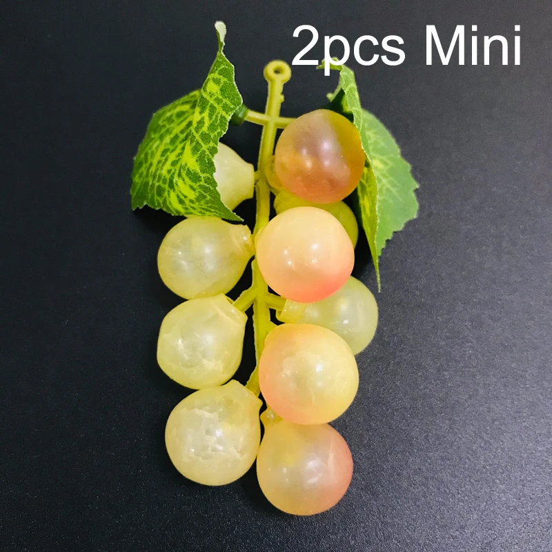 mini green Искусственное яблоко, искусственные фрукты, украшение для дома, оранжевый орнамент, ремесло, еда, реквизит для фотосъемки дома - Цвет: mini green