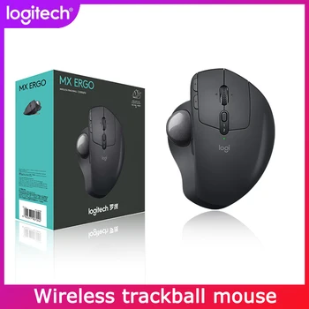 Logitech MX Ergo Wireless Trackball Mouse 2.4G wireless Bluetooth CUSTOMIZED COMFORT RECHARGEABLE BATTER Office drawing laptop 1