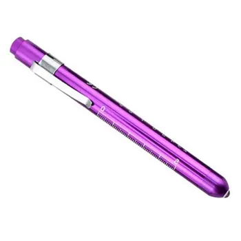 

Portable LED Flashlight Work Light First Aid Pen Light Torch Lamp With Pupil Gauge Measurements Nurse Diagnosis