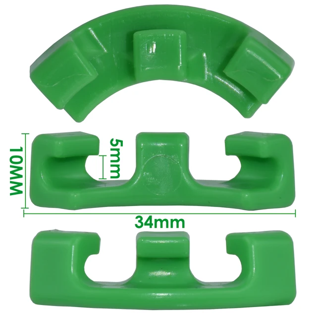 20 db Műanyag 90 Fokos Növényi Szőlő Íves Alakzók Csavaró Fa Ágak - Image 5