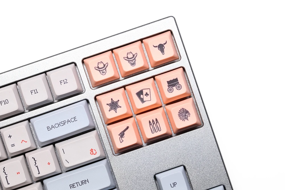 Ковбойская клавиатура XDA для механической клавиатуры с 12 клавишами надписями PBT и