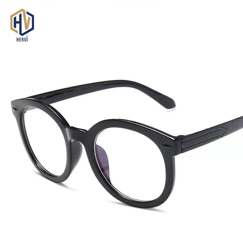Design Reading Glasses Rrrow Decoration Fashion Round Frame Women Myopia Spectacles Optical Eyewear Men | Аксессуары для одежды