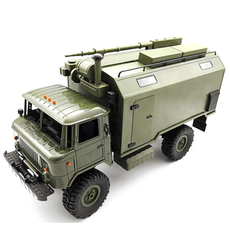 Радиоуправляемая автомобильная светодиодная игрушка WPL B24 ZH 1:16 2,4G 4WD RC автомобиль грузовик внедорожный Рок Гусеничный RTR зеленый D300429