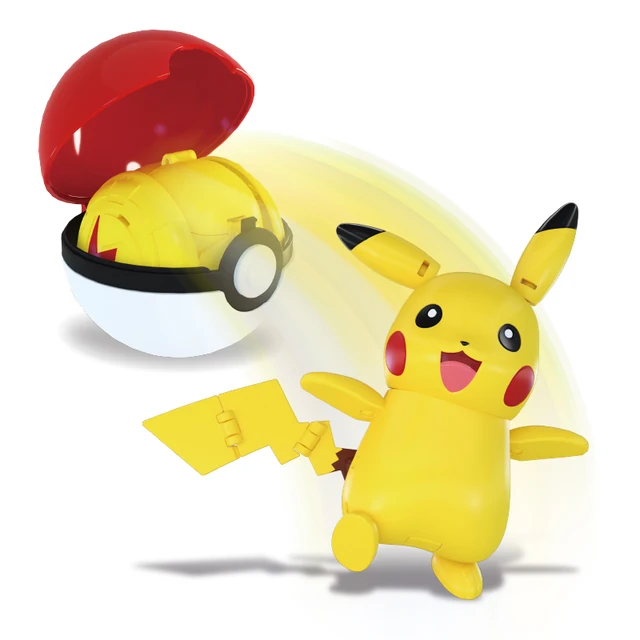 Genuine Pokemon Box Set Pocket Monster Pokeball Deformation Toys Pikachu Venusaur Charizard Gyarados Mewtwo Anime Figure Model Pikachu No Box