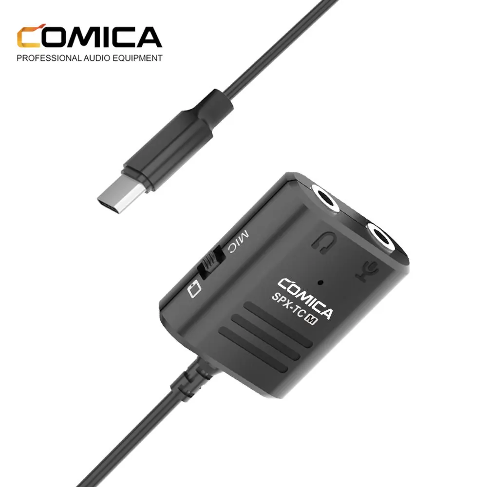 COMICA мульти-функциональный 3 5 мм (поддержка как ТРС и TRRS Mic) к USB TYPE-C аудио