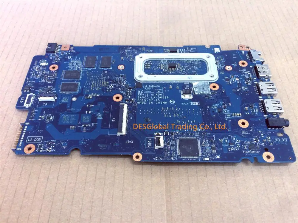 awesome  For Dell Inspiron 15-5457 5557 5457 Laptop Motherboard I7-6500U SR2EZ LA-D051P Mainboard CN-0WT51R