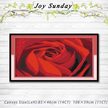 

The sonorous rose flowers Patterns Counted Cross Stitch dmc 11CT 14CT Cross Stitch Sets for Embroidery Home Decor Needlework