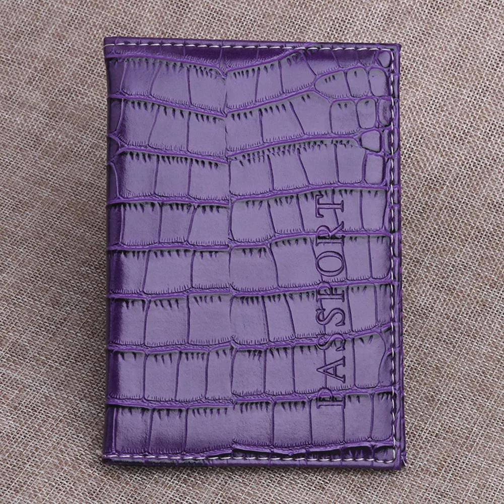 Унисекс Обложка для паспорта протектор Кожаный Держатель для визиток бумажник для визиток Обложка для паспорта Блокировка письмо бумажник# PY10