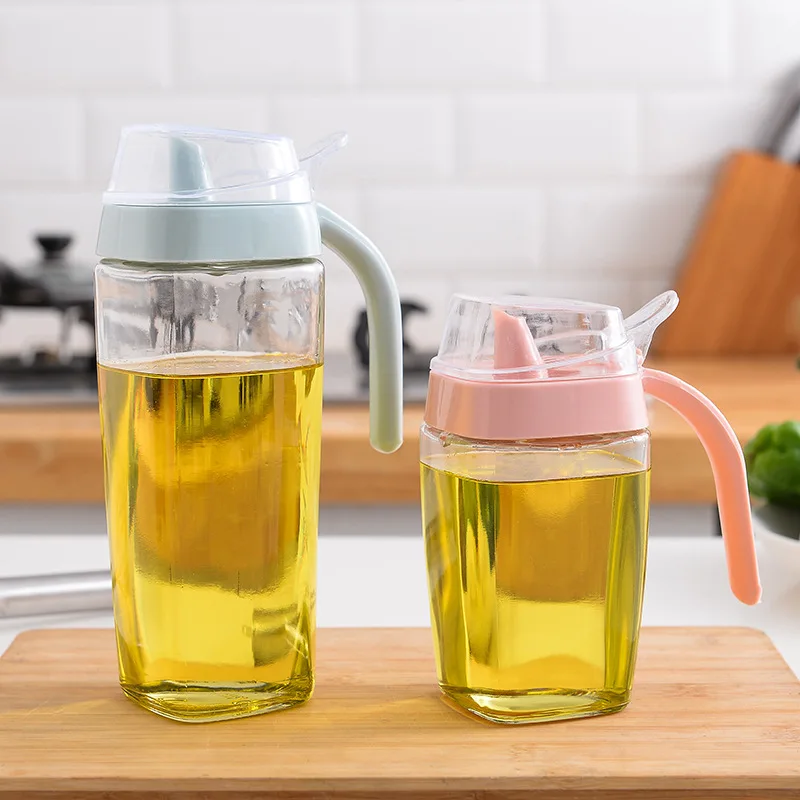 

Cooking Seasoning Bottle Dispenser Sauce Bottle Glass Storage Bottles for Oil and Vinegar Creative Kitchen Tools Accessories