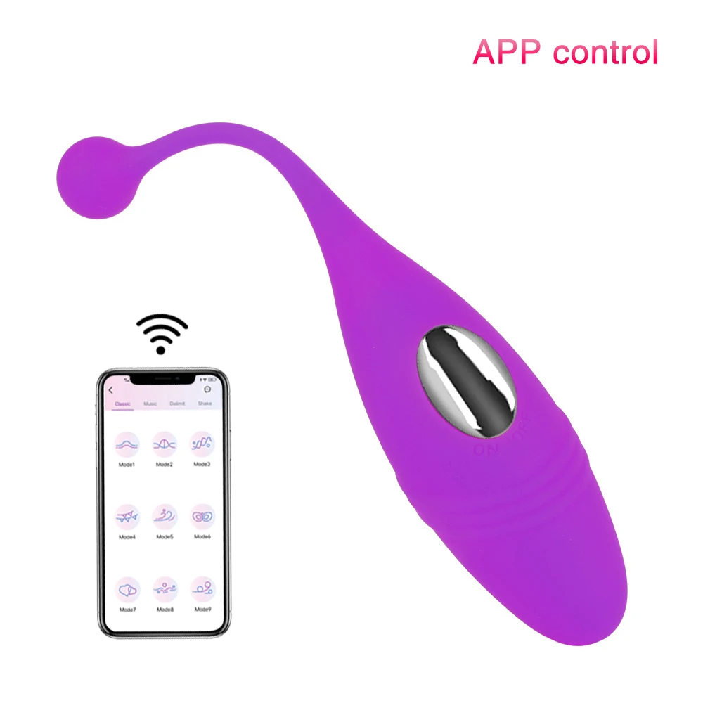 Mutandine senza fili APP Mutandine con vibratore telecomandato Uovo vibrante Indossabile con vibratore a vibratore G Spot Clitoride_voghion.com
