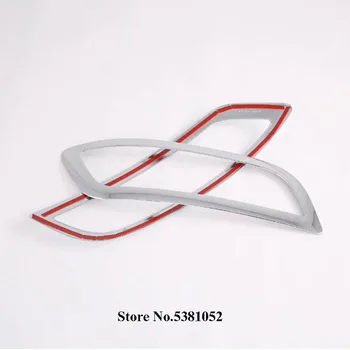 

2 Pcs ABS Chrome Front Light Foglight Cover Trim Car Sticker For Hyundai Venue 2019 2020 Accessories Car Accessories