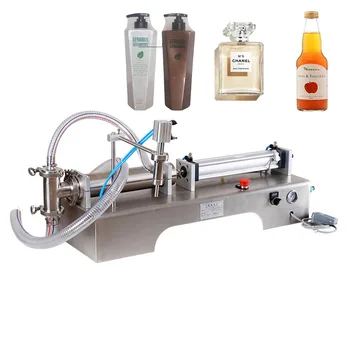 

Liquid filling machine water pneumatic piston filling machine shampoo wine milk coffee juice oil semi-automatic juice liquid