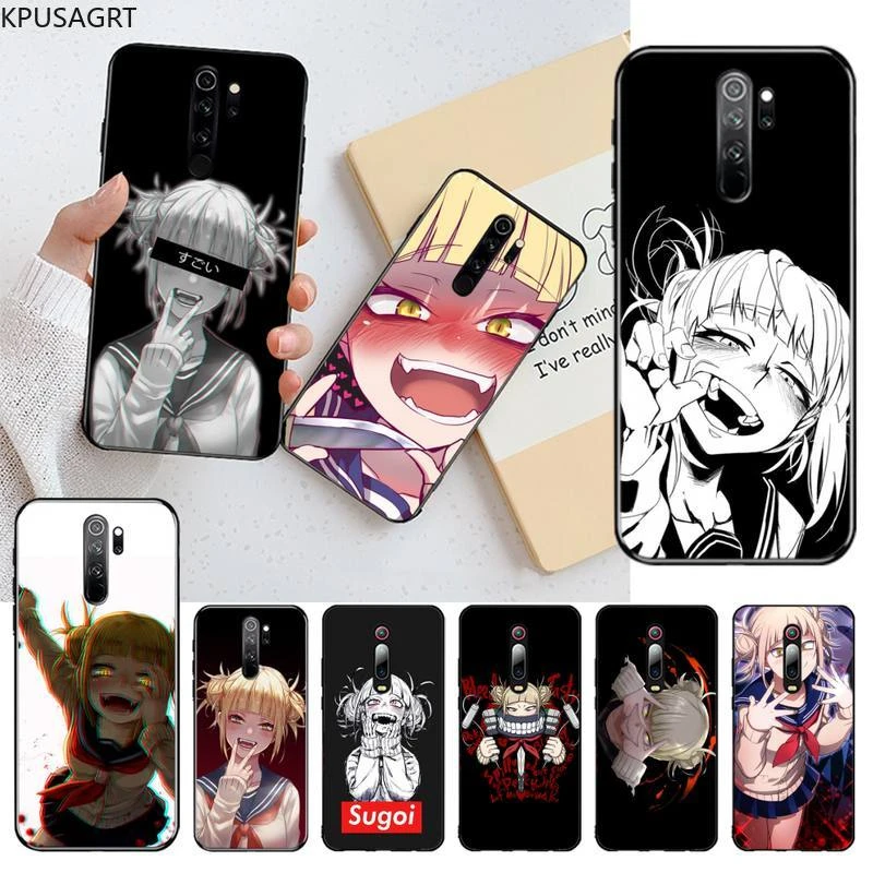 KPUSAGRT Toga Himiko Anime My Hero Academia Phone Case for Redmi Note 9 8 8T 8A 7 6 6A Go Pro Max Redmi 9 K20 4X xiaomi leather case cover