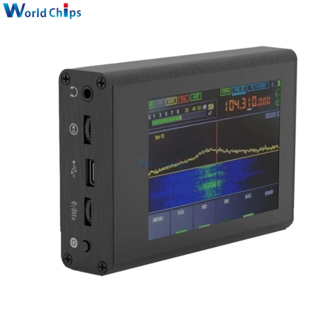SDR短波 ラジオ 50KHz-200MHz 無線受信機とアンテナ