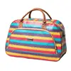 Hot Sale PU Leather Women Travel Duffel Bag for Men Large Capacity Waterproof Travel Bag Design Zipper Multifunction Luggage Bag ► Photo 3/6