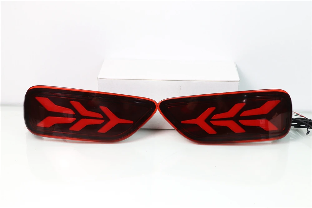 Автомобильная проблесковая 2 шт Автомобильный светодиодный задний отражатель