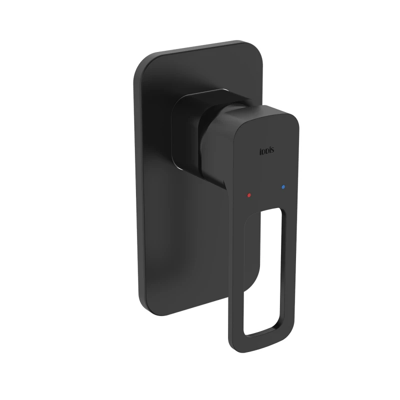 Смеситель для душа IDDIS Slide SLIBL00i66 (жесткая подводка; матовая поверхность; без излива; цвет: черный)