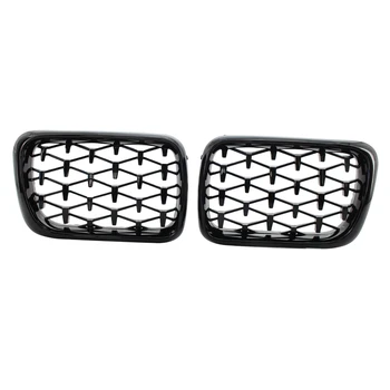 

Front Meteor Grill Grilles Kidney Grill Replacement for BMW 3 Series E36 Saloon Coupe 1997-99 51138122237 51138122238