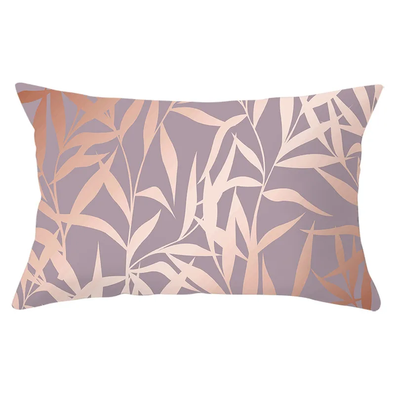 Fuwatacchi розовый прямоугольник/чехол для подушки из полиэстера Геометрическая наволочка для дивана декоративные подушки с буквами чехлы 30*50 см - Цвет: PC12319