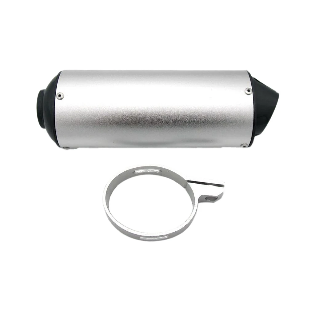 Aluminum Alloy 38mm Silencer Muffler Pipe Exhaust with Clamp for 125 140 150cc PIT Trail Dirt Bike
