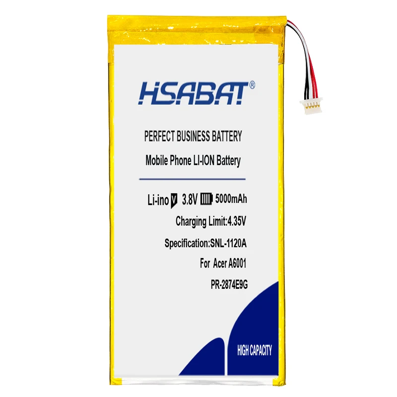 Топ бренд 5000mAh CS-ACB850SL Аккумулятор для acer A6001, Iconia One 8 B1-850 PR-2874E9G