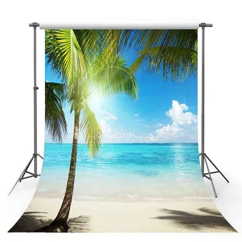 

TAIBO Vinyl Background Photography Beach and Ocean Background Seascape Photo Studio Backdrop Photocall