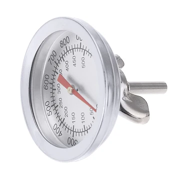 

Mayitr 1Pcs Stainless steel BBQ Grill Meat Thermometer Dial Temperature Gauge Gage Cooking Food Probe Kitchen Tools