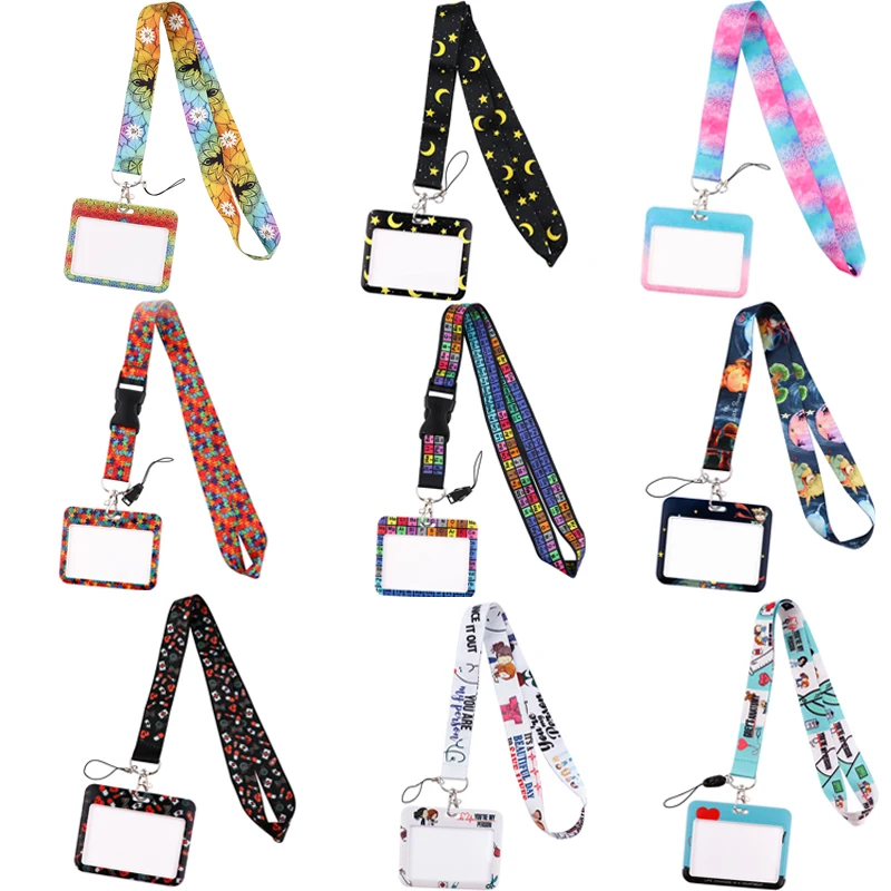 

20pcs/lot BH1511 Blinghero Cartoon Little Prince Work Card Holdes With Lanyard Yoga Credit Card Identity Neck Strap For Doctor