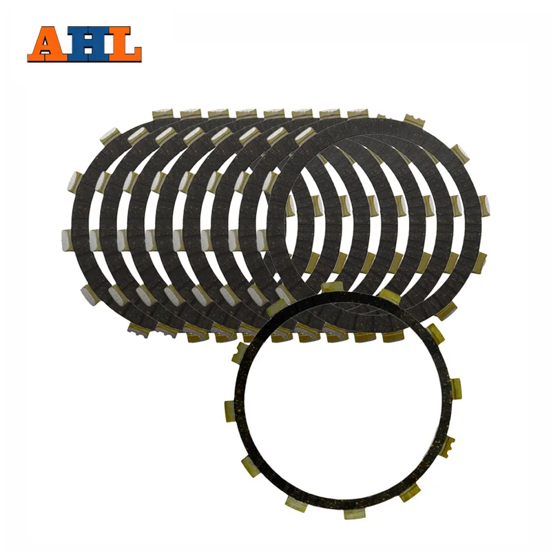 AHL 9pcs Motorcycle Clutch Friction Plates Set For YAMAHA XV1600 XV 1600 ROAD STAR 1999-2003