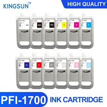 Cartouche d'encre PFI1700 complète avec puce, compatible avec Canon Pro 2000 4000 4000s 6000 6000s pro 2100 4100 6100, livraison gratuite