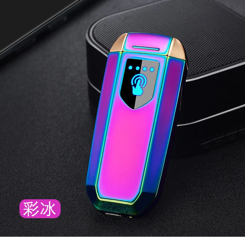 Super Thin Electronic Lighter Plasma USB Lighter For Cigarette Smoking Can Engrave