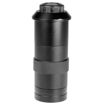 

GTBL CCD Industry Microscope Camera C-Mount Lens Glass 8X-100X Camera Magnifier Magnification Adjustable 25mm Zoom Eyepiece Magn