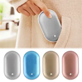 

Portable Mini Hand Warmers Lucky Cobblestone USB Power Bank Rechargeable Hand Warmer For Cold Winter