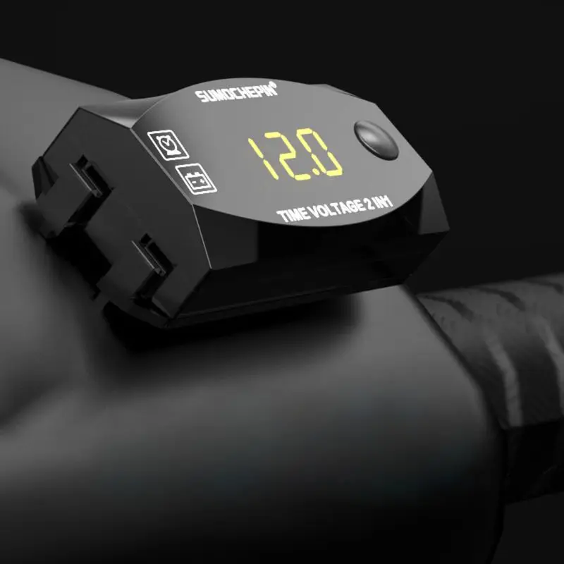 DC 12 В светодиодный цифровой дисплей вольтметр напряжение Панель метр для вольтметр Для электромобиля или мотоцикла автомобиля
