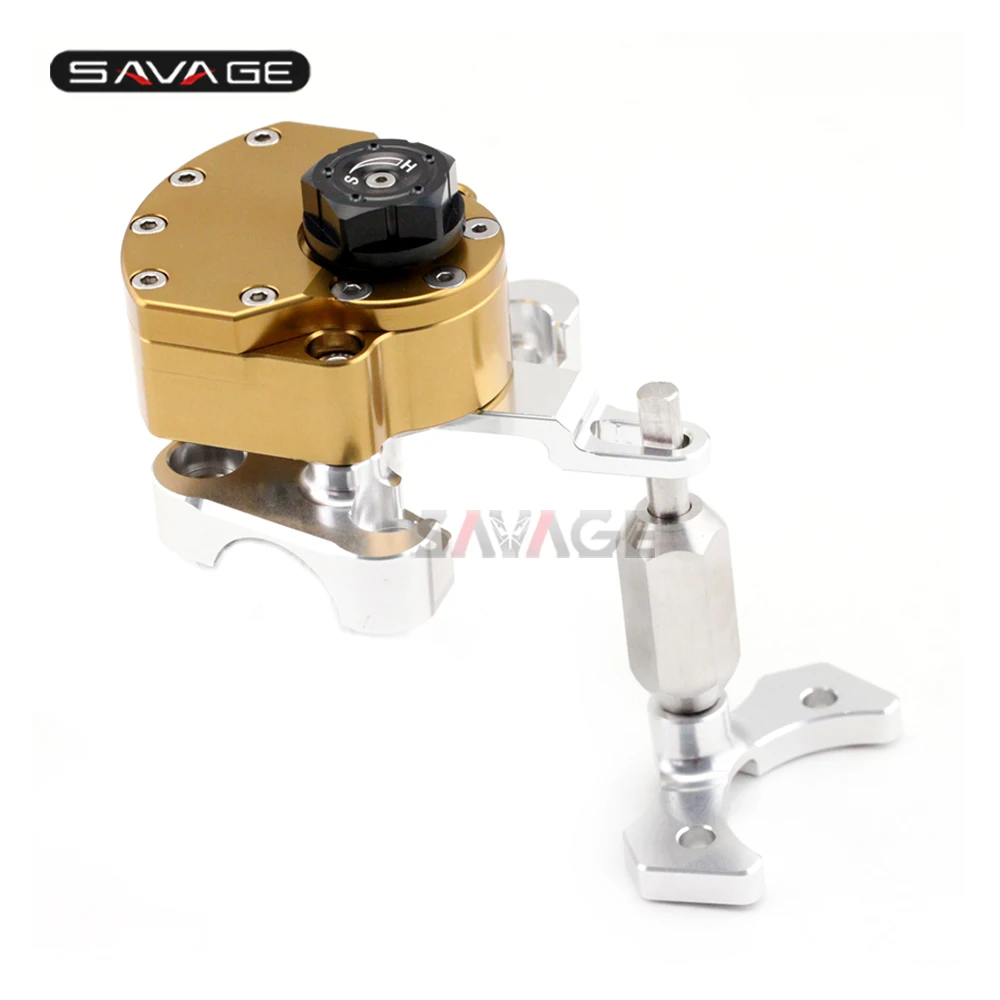 

Steering Damper For DUCATI MONSTER 696 2008-2014 Motorcycle Accessories Adjustable Stabilizer Mount Bracket Reversed Safety