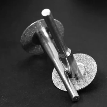 

12pcs Diamond Grinding Discs Arbor Shaft Kit Cutter Glass Porcelain Ceramic Flooring Tiles Power Rotary Tool Accessories