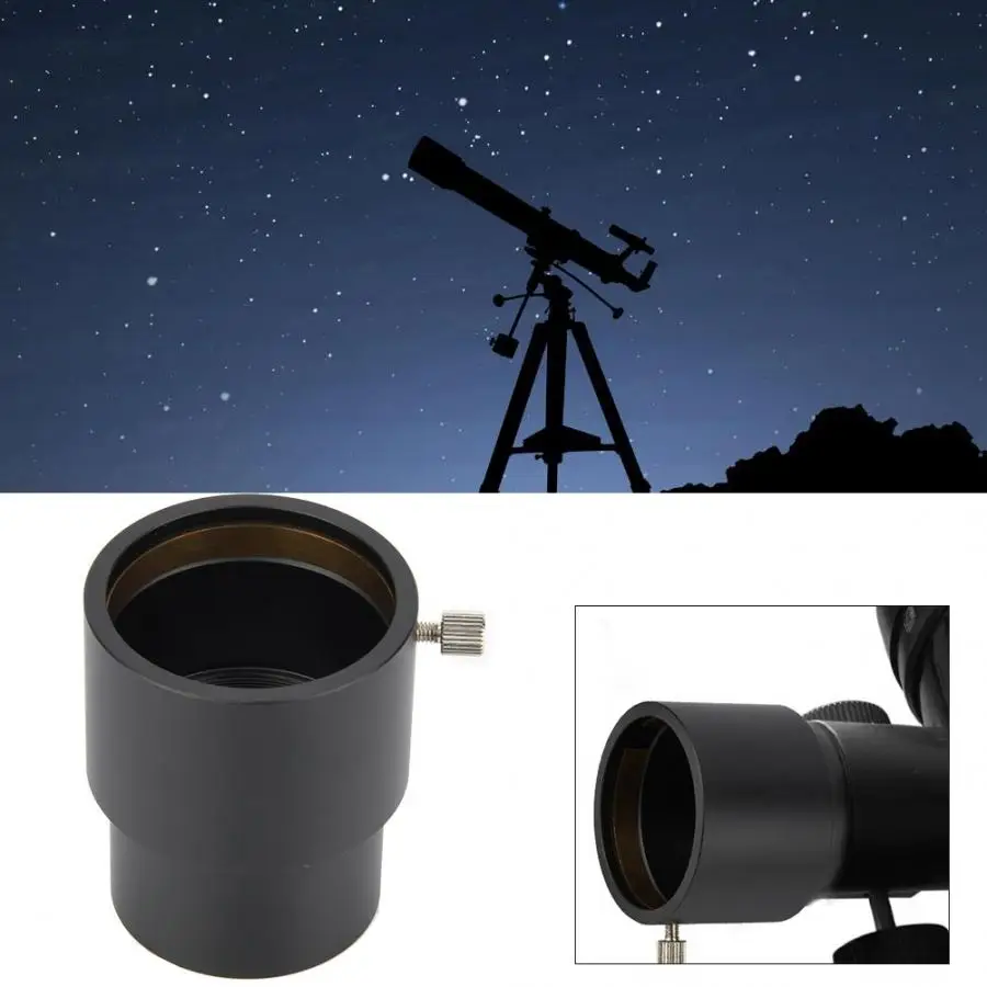 Крепление-адаптер для объектива 2 дюймов прочный окуляра 40 мм с автоматической фокусировкой AF M48 Резьбовой Адаптер черный держатель объектива