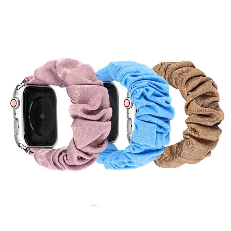 New spot printed fabric strap for Apple Watch series 5 4 3 2 1 38 mm 42mm 44mm 40mm rural women's watch accessories for fashion