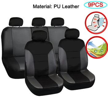 

PU Leather Car Seat Cover Set Universal Car Covers Auto Accessories for Infiniti Q50 Q70 Q70l Qx30 Qx60 Vehicle Chair Protector