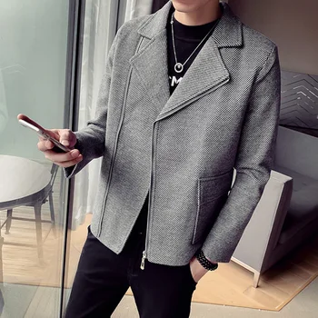 

Spring and Autumn Men Casual Windbreaker Short Jackets Size S M L XL XXL XXXL2020 High Quality Mens Business Coats