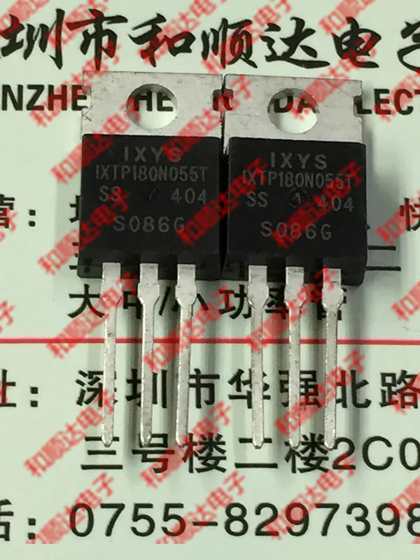 2шт/IXTP180N055T TO-220 180A 55V