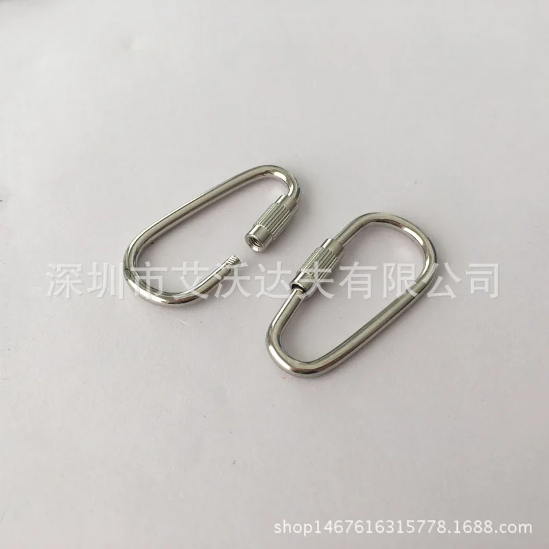 

Manufacturers Direct Selling High Quality Carabiner D Glyph Hanger Hanging Buckle D Shaped Carabiner Multi-functional Hanger